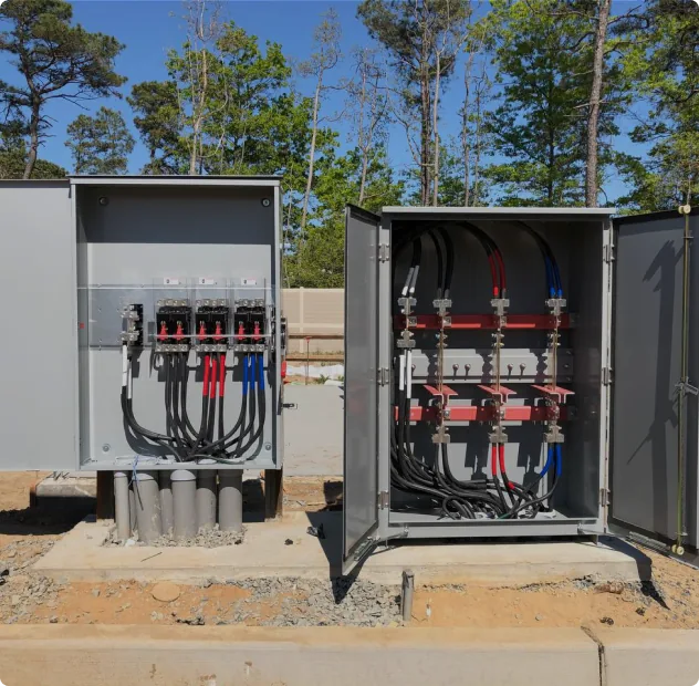 Outdoor commercial switchgear cabinets