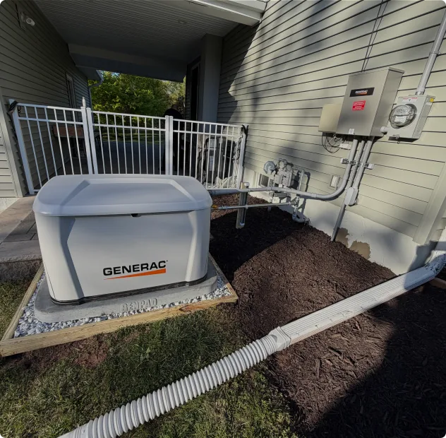 Generac standby generator installation