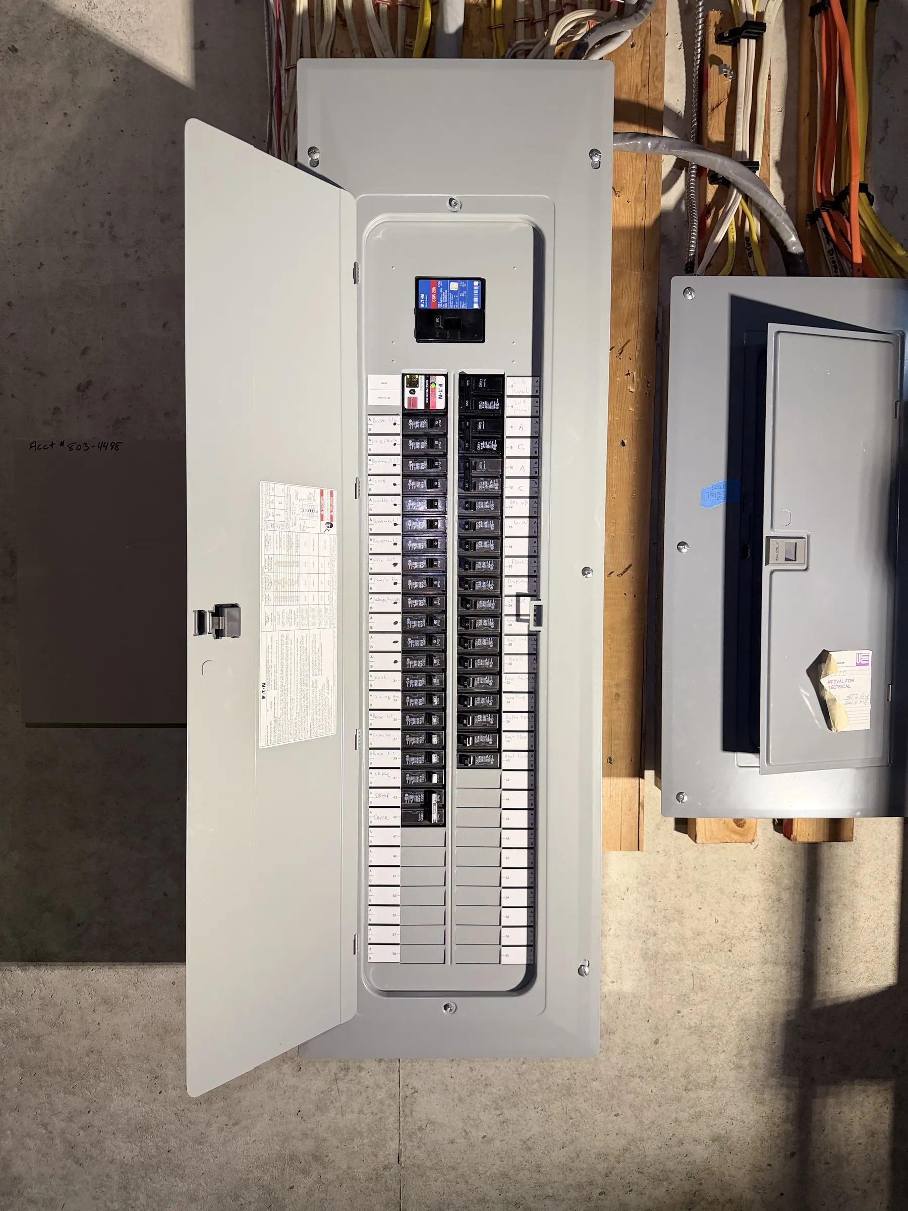 Residential electrical panel