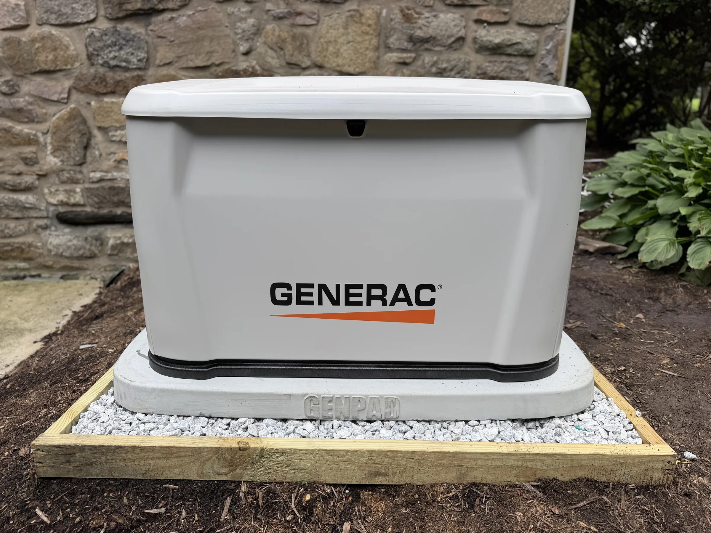 Generac standby generator installation